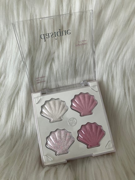 シャイングロイハイライターパレット/dasique/クリームハイライトを使ったクチコミ(5枚目)