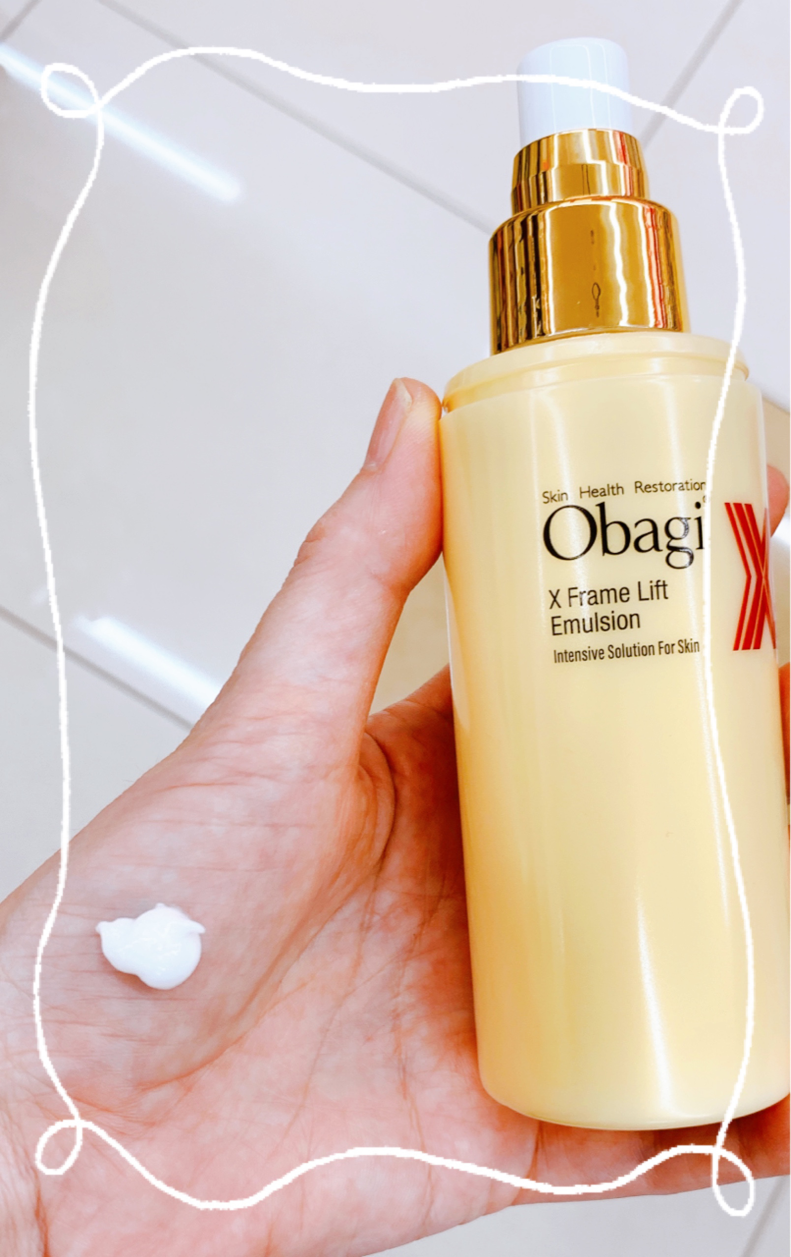 オバジX フレームリフトエマルジョン/オバジ/乳液を使ったクチコミ（2枚目）