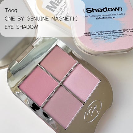 tooq ONE BY GENUINE MAGNETIC EYE SHADOW/Tooq/パウダーアイシャドウを使ったクチコミ(1枚目)