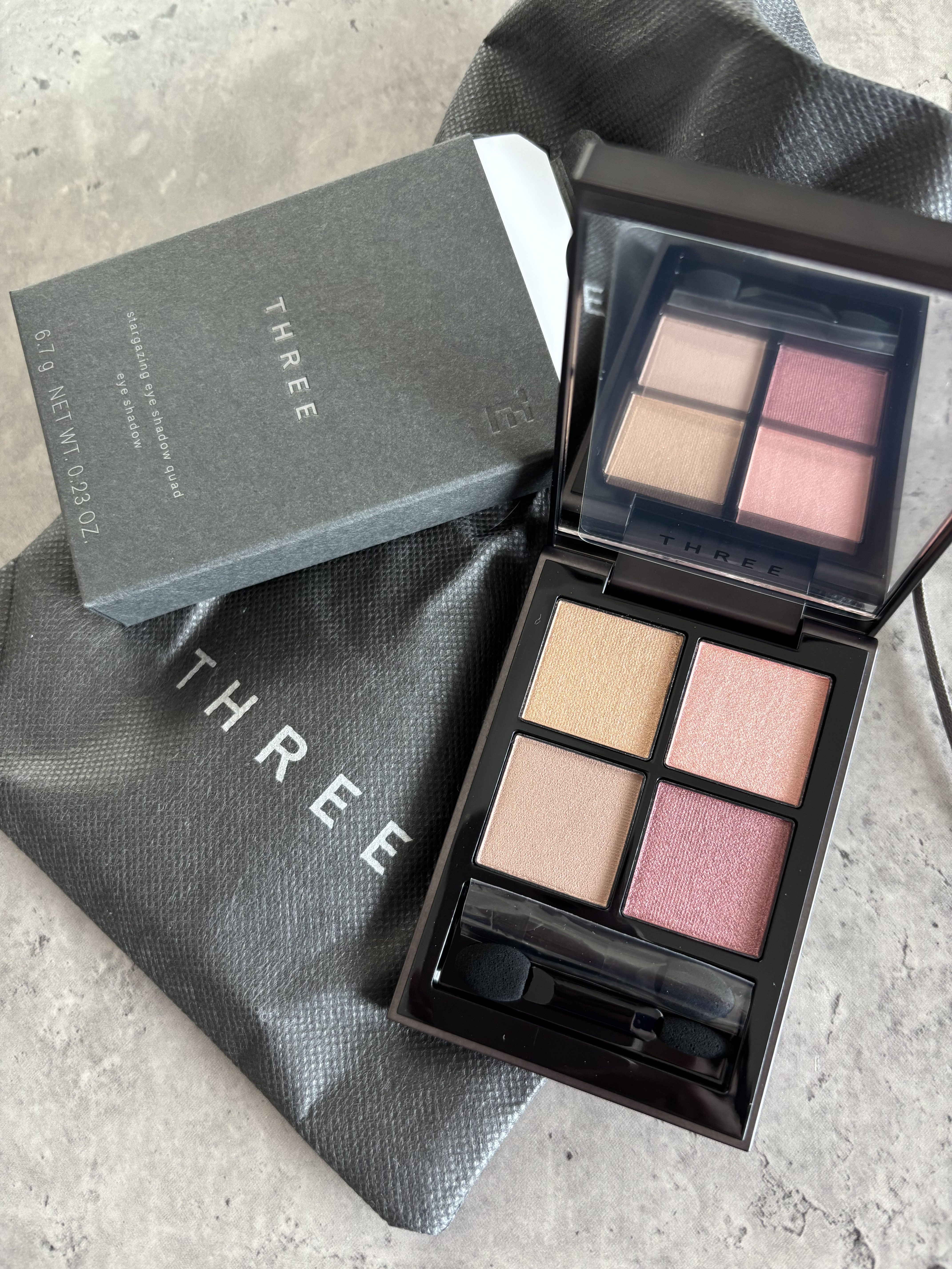 THREE スターゲージング アイシャドウクアッド/THREE/アイシャドウパレットを使ったクチコミ（1枚目）