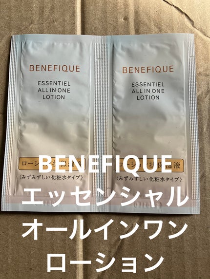 エッセンシャル オールインワン ローション /BENEFIQUE/オールインワン化粧品を使ったクチコミ(1枚目)