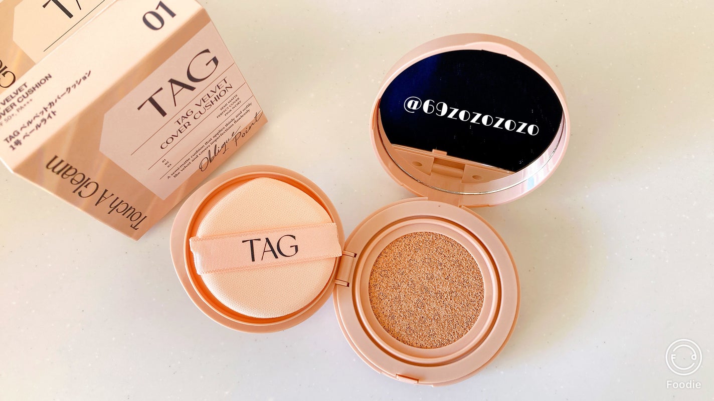 ベルベットカバークッション/TAG/クッションファンデーションを使ったクチコミ(2枚目)