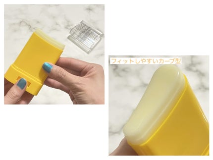 パウダリーUVアロエスティック SPF50+/PA++++/ネイチャーリパブリック/日焼け止めスティックを使ったクチコミ(2枚目)