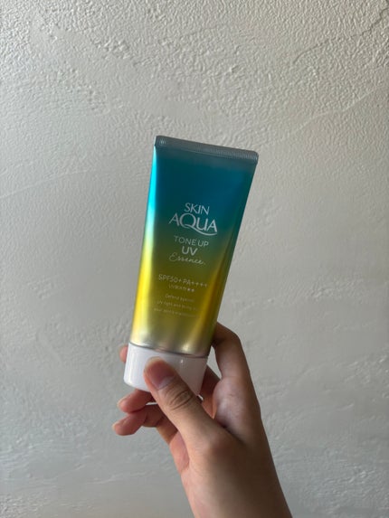 スキンアクア トーンアップUVエッセンス/スキンアクア/日焼け止めクリームを使ったクチコミ(3枚目)
