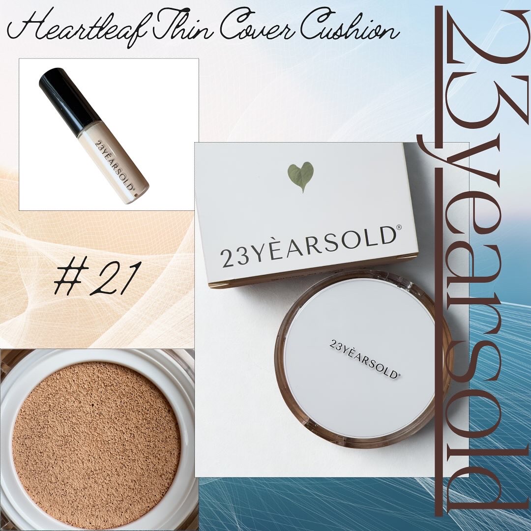 ハートリーフシーンカバークッション/23years old/クッションファンデーションを使ったクチコミ（1枚目）