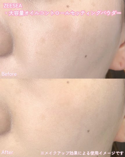 大容量オイルコントロールセッティングパウダー/ZEESEA/ルースパウダーを使ったクチコミ(4枚目)
