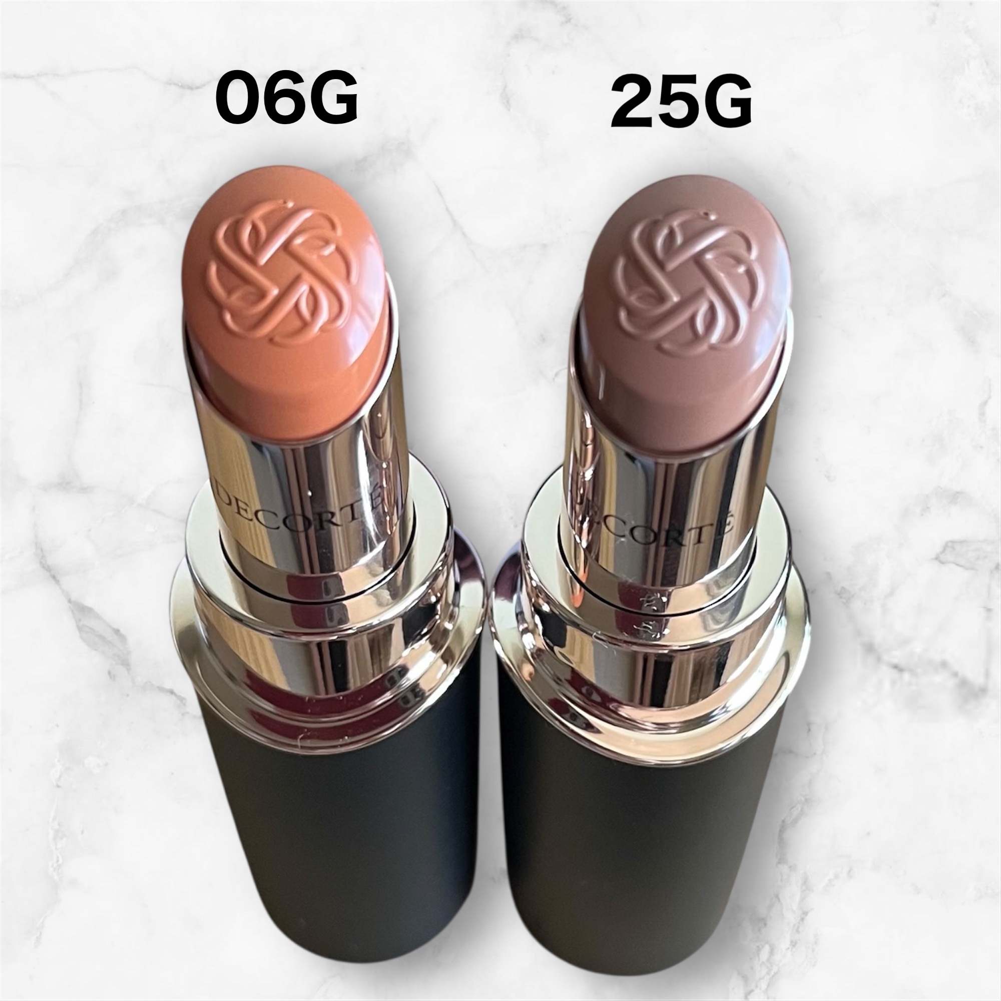 ルージュデコルテ　クリームグロウ 25G mauve beige/DECORTÉ/口紅を使ったクチコミ（2枚目）