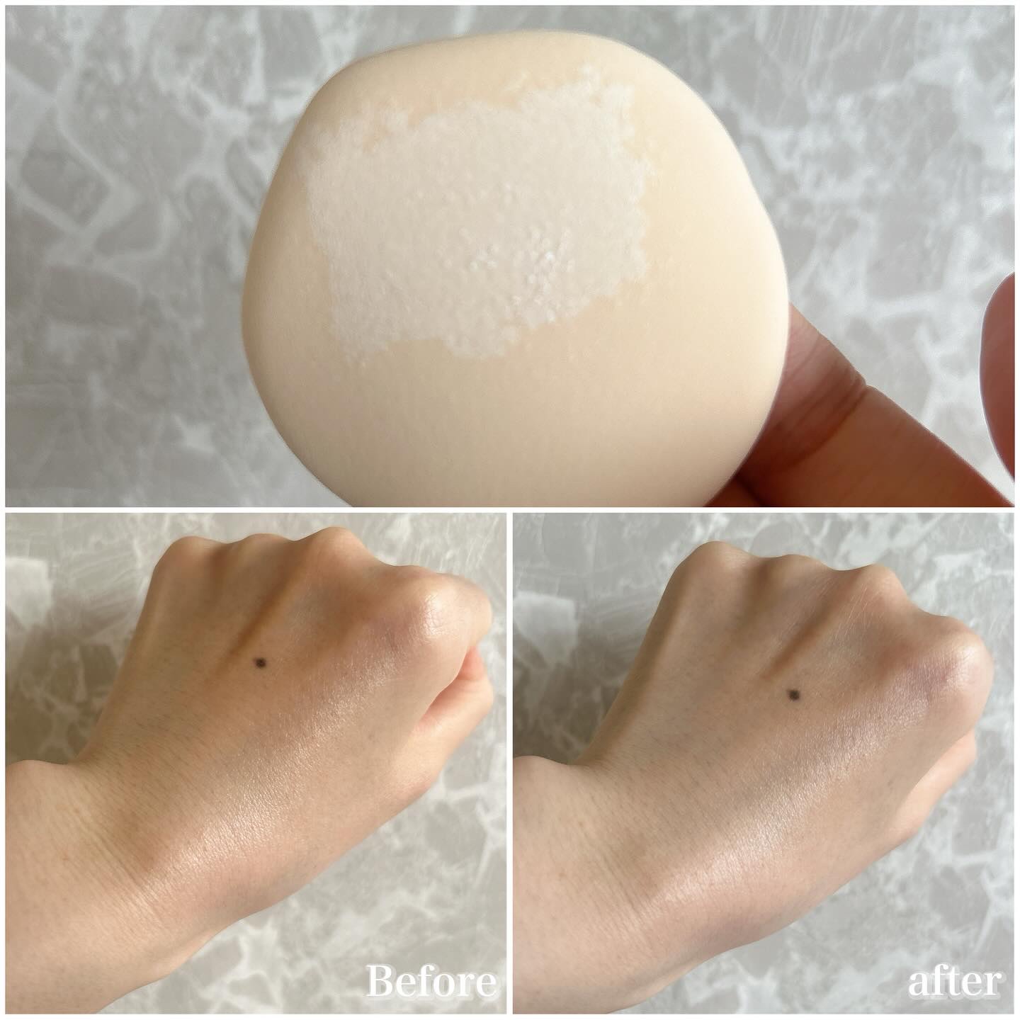 ベースフィットトーンアップサンクッション/TFIT/クッションファンデーションを使ったクチコミ（3枚目）