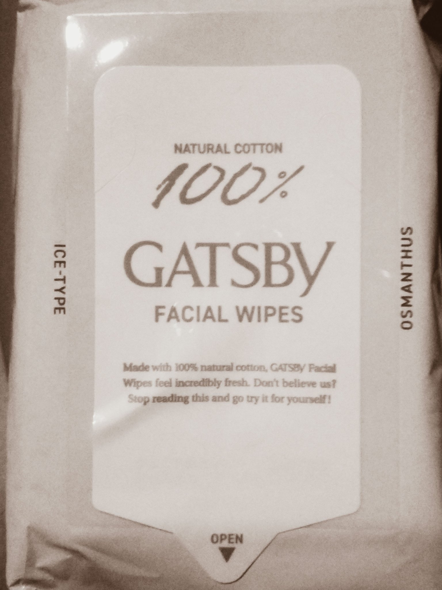 ボディペーパー キンモクセイの香り/ギャツビー/ボディシートを使ったクチコミ（1枚目）