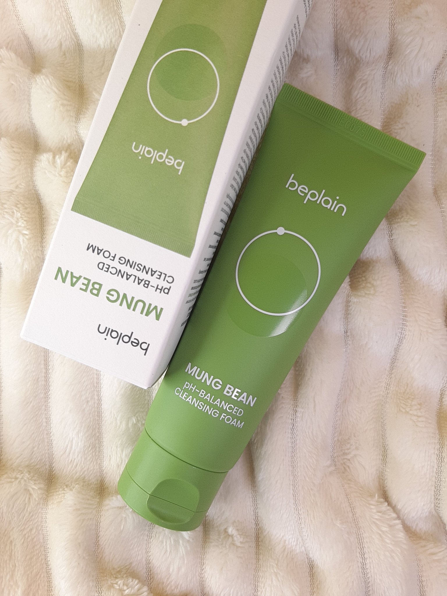 緑豆弱酸性洗顔フォーム/beplain/洗顔フォームを使ったクチコミ（1枚目）