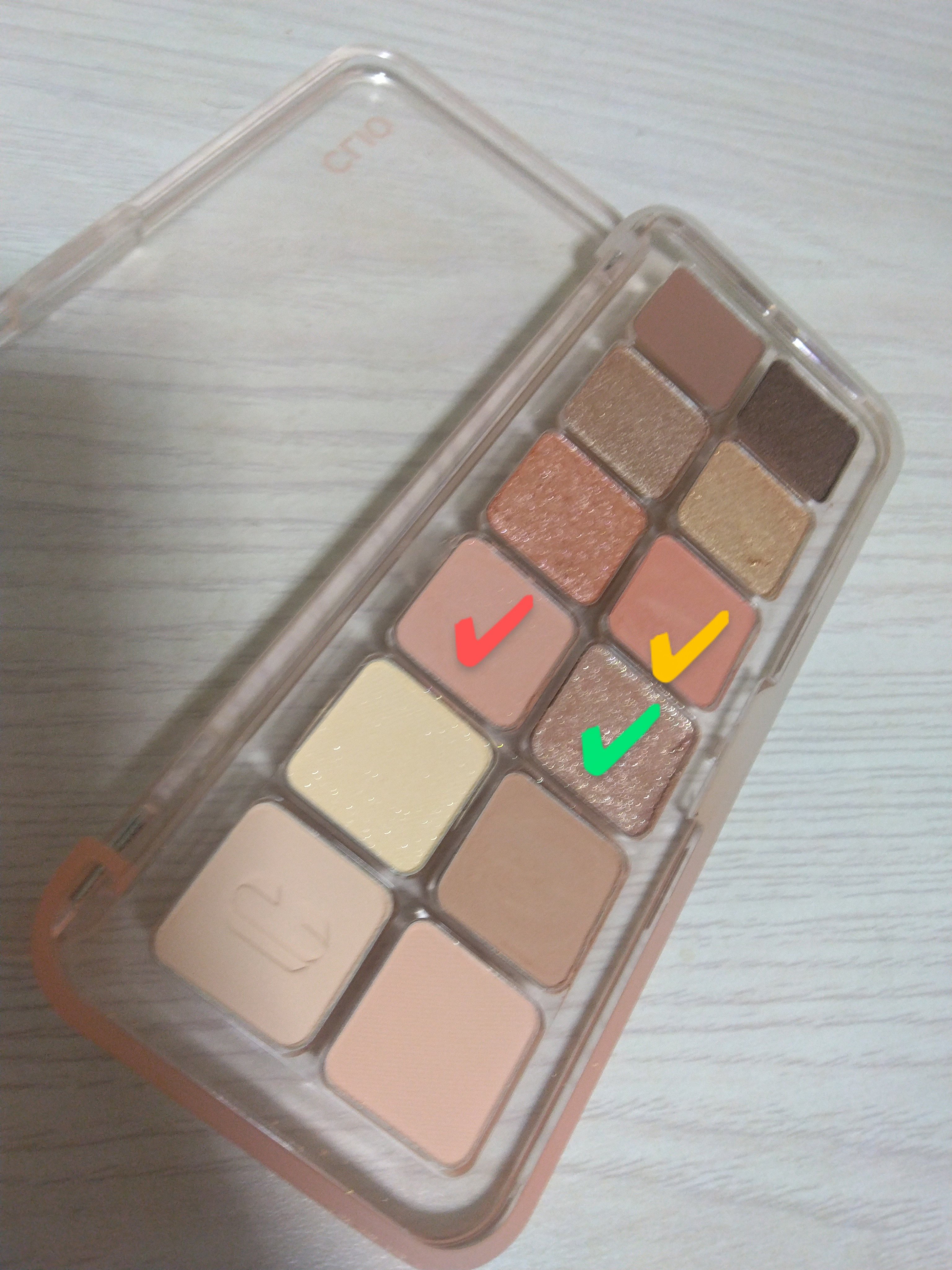 プロ アイ パレット エアー/CLIO/アイシャドウパレットを使ったクチコミ（3枚目）