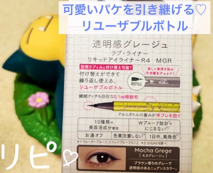 リキッドアイライナーR4/ラブ・ライナー/リキッドアイライナーを使ったクチコミ(5枚目)