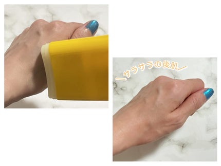 パウダリーUVアロエスティック SPF50+/PA++++/ネイチャーリパブリック/日焼け止めスティックを使ったクチコミ(3枚目)