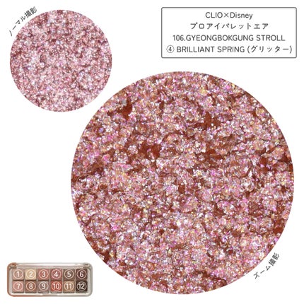 プロ アイ パレット エアー/CLIO/アイシャドウパレットを使ったクチコミ(5枚目)