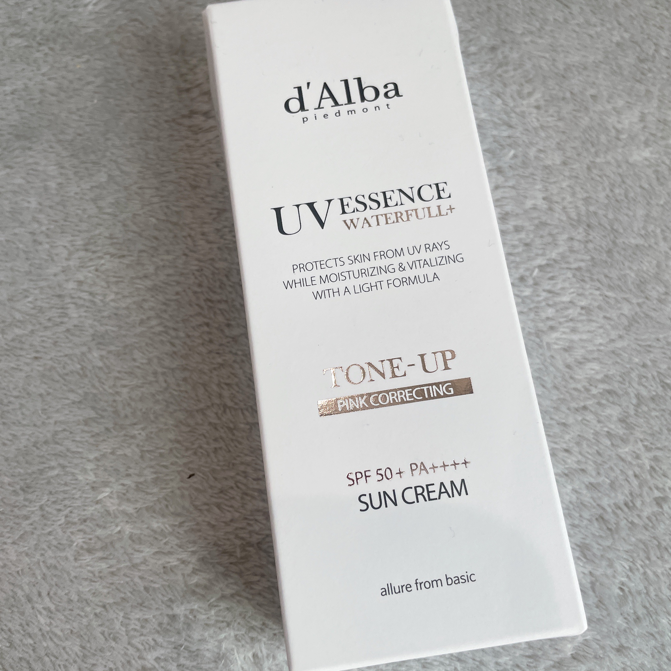 ウォータフルトーンアップサンクリーム/ダルバ/日焼け止めクリームを使ったクチコミ（1枚目）