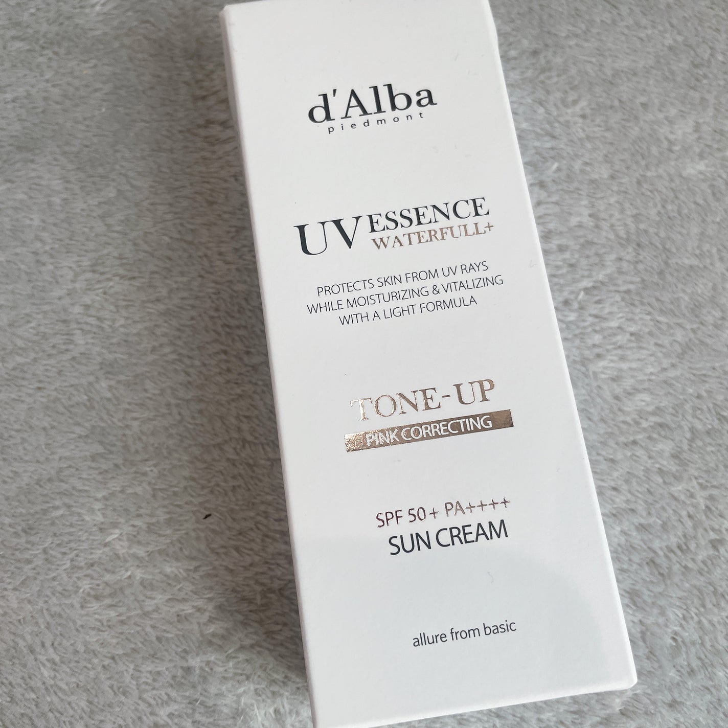 ウォータフルトーンアップサンクリーム/ダルバ/日焼け止めクリームを使ったクチコミ(1枚目)