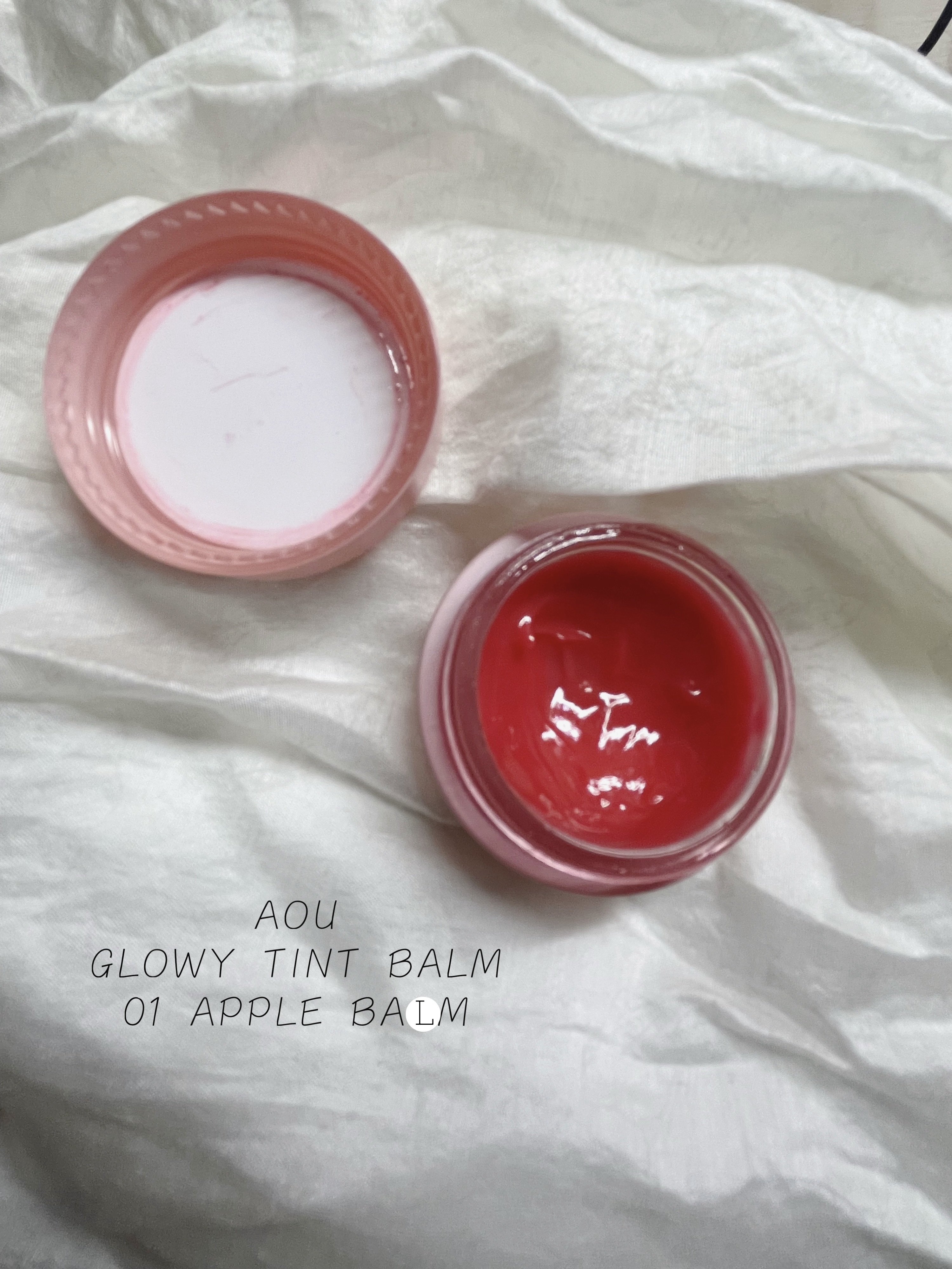 GLOWY TINT BALM/AOU/リップグロスを使ったクチコミ（2枚目）