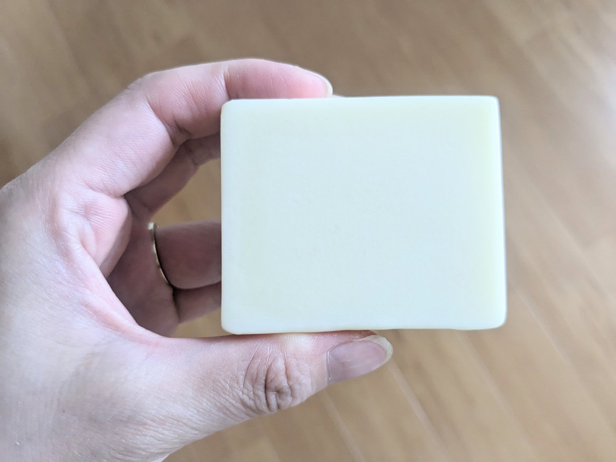 天草石鹸ナノバブ 無印せっけん/石けん工房アンティーまさ/洗顔石鹸を使ったクチコミ（2枚目）