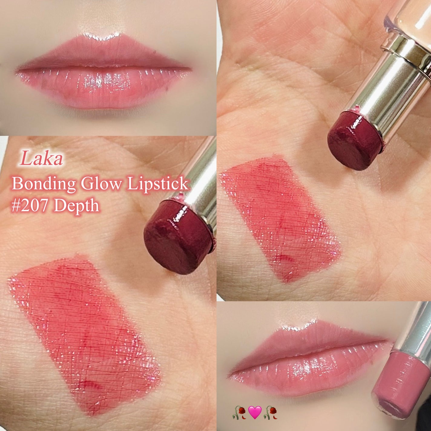 ボンディンググロウリップスティック/Laka/口紅を使ったクチコミ(1枚目)