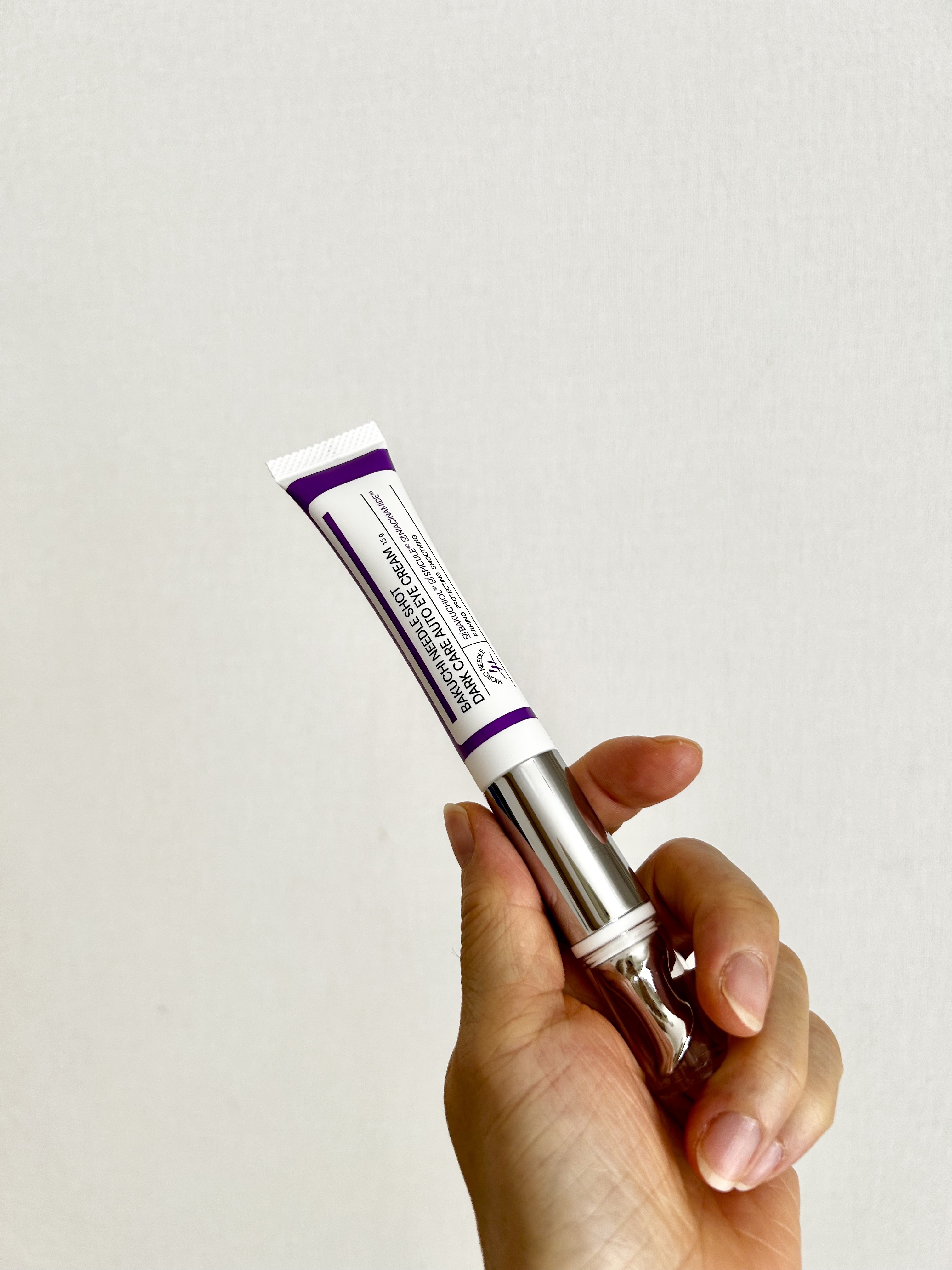 BAKUCHI NEEDLE SHOT DARK CARE AUTO EYE CREAM/LIALUSTER/アイケア・アイクリームを使ったクチコミ（2枚目）