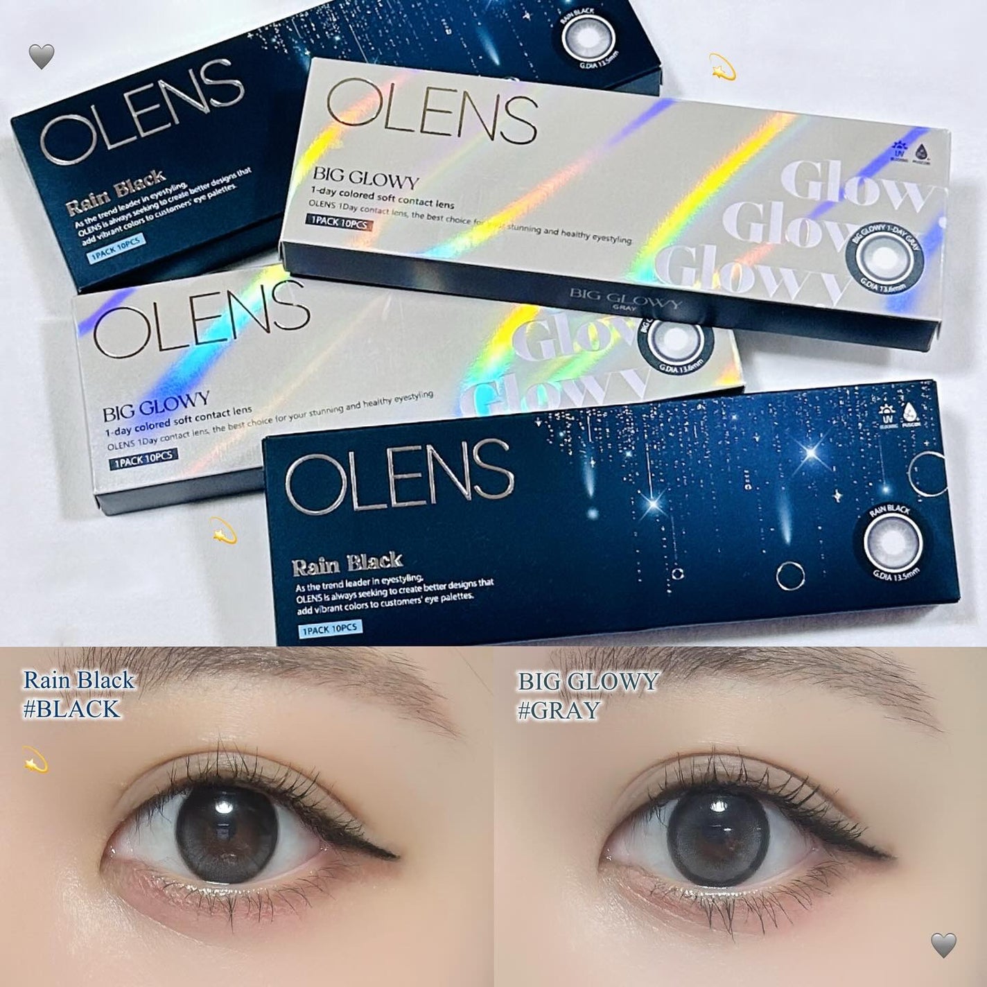 Big Glowy 1day/OLENS/ワンデー(1DAY)カラコンを使ったクチコミ(1枚目)