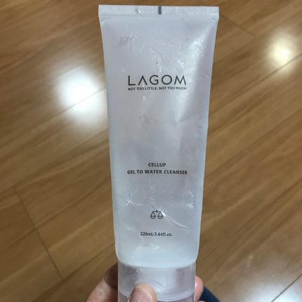 ラゴム ジェルトゥウォーター クレンザー(朝用洗顔)/LAGOM /その他洗顔料を使ったクチコミ(1枚目)