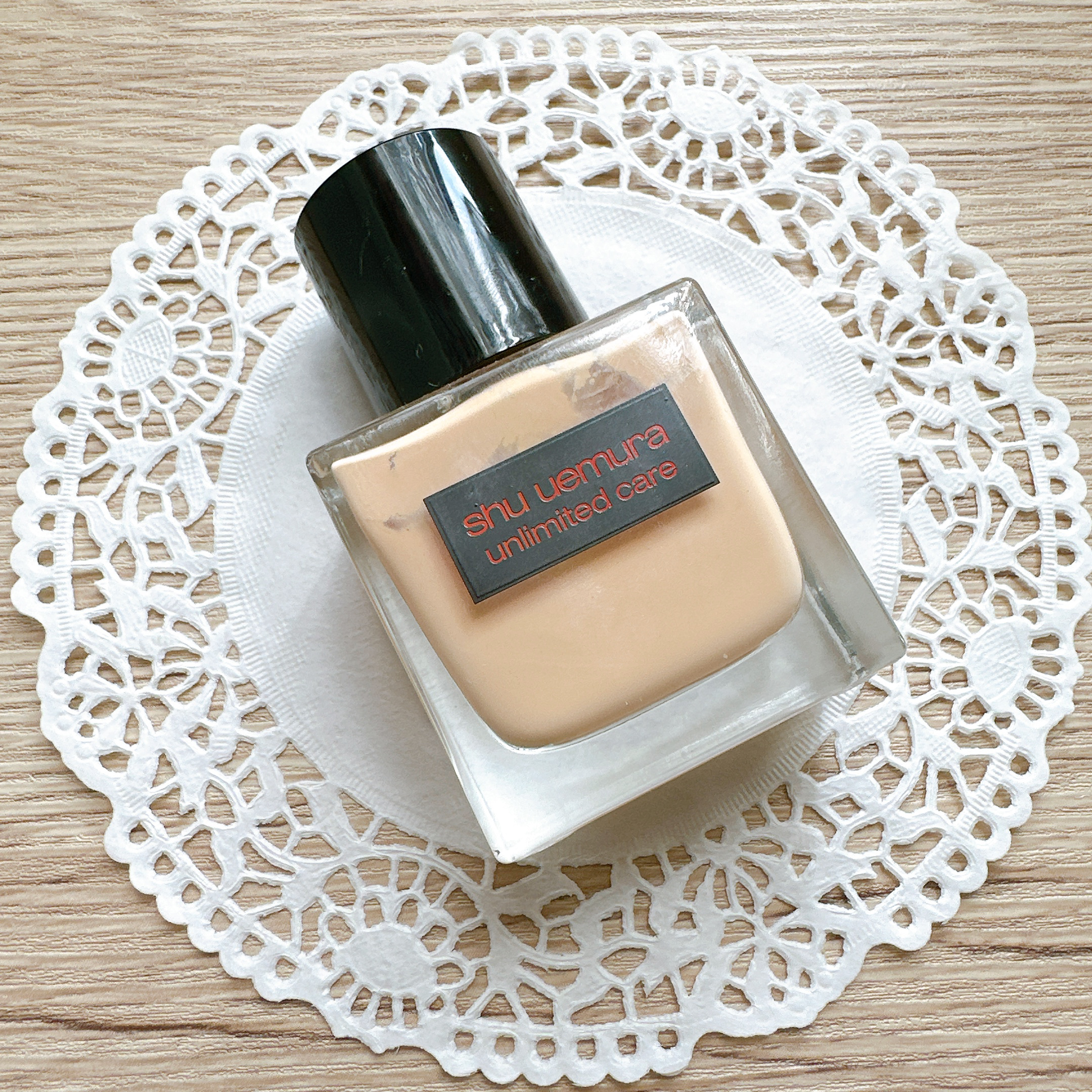 アンリミテッド ケア ツヤ セラム ファンデーション/shu uemura/リキッドファンデーションを使ったクチコミ（2枚目）