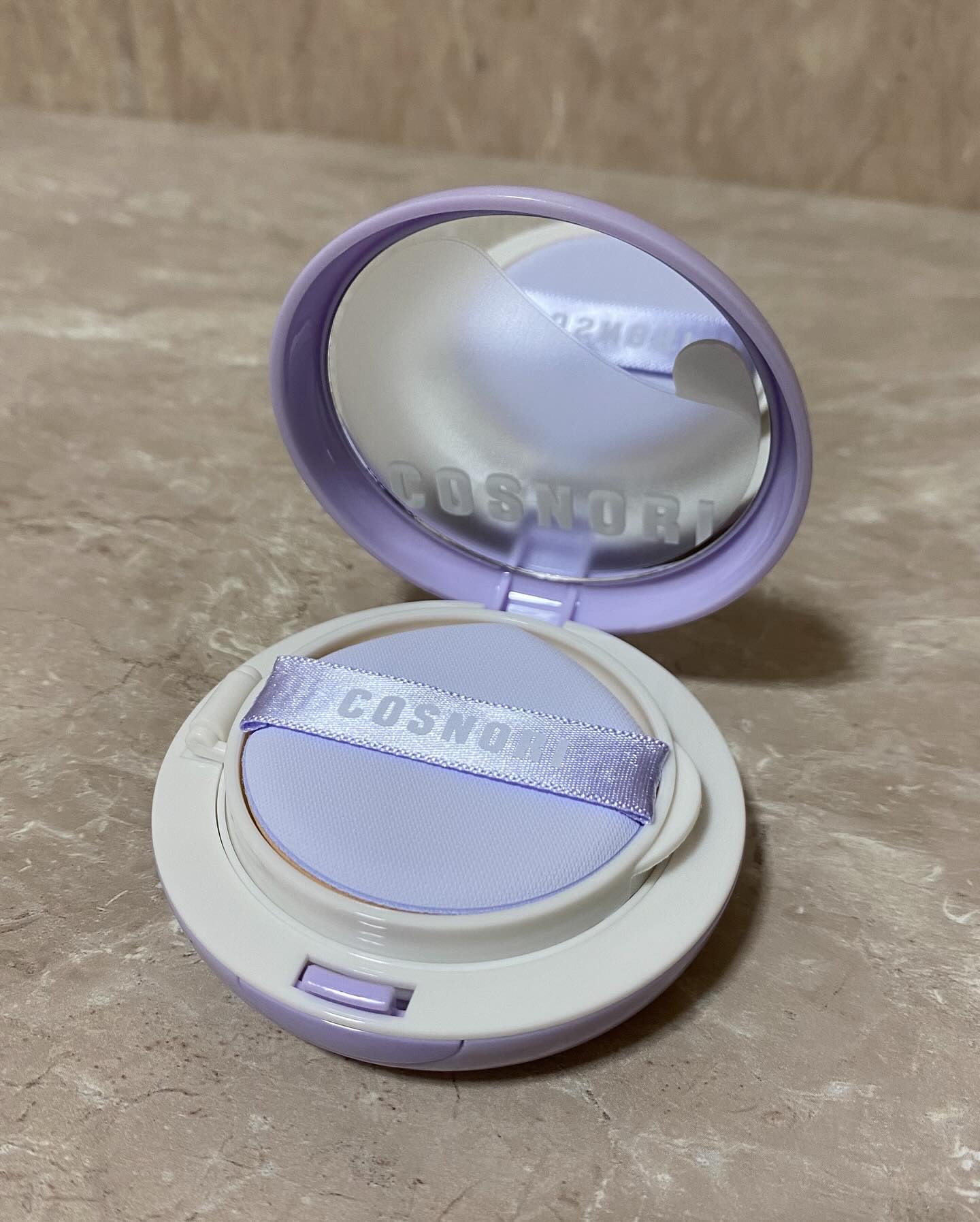 パンテノールバリアクッション/COSNORI/クッションファンデーションを使ったクチコミ（2枚目）