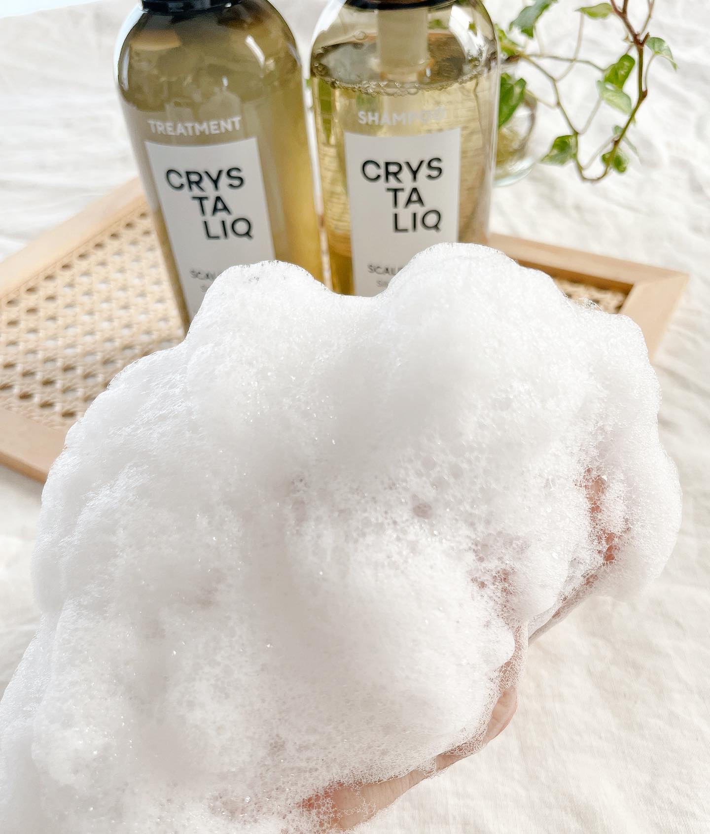 CRYSTALIQ スキャルプケア シャンプー/トリートメント/Crystaliq /市販シャンプーを使ったクチコミ（3枚目）