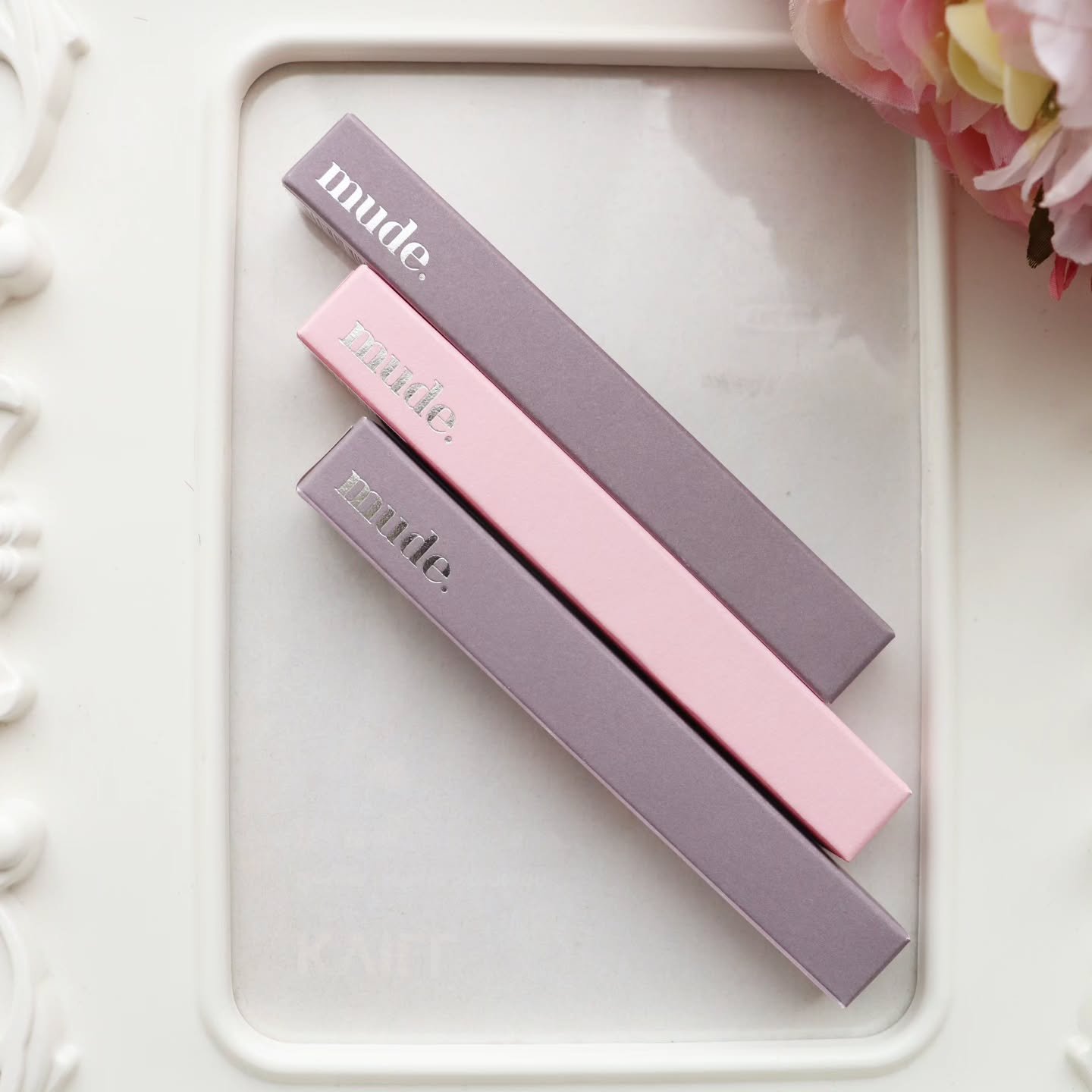 インスパイアスキニーブロウカラ/mude./眉マスカラを使ったクチコミ（3枚目）