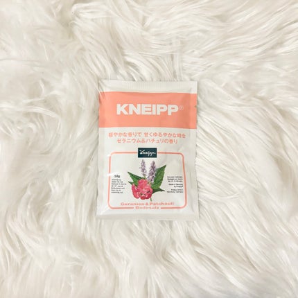 クナイプ バスソルト ゼラニウム&パチュリの香り/クナイプ/入浴剤を使ったクチコミ(1枚目)