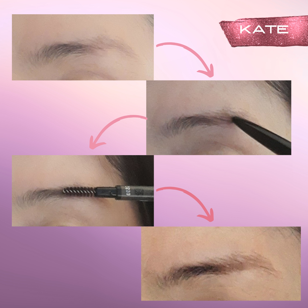 ケイト アイブロウペンシル(パウダリーフィニッシュ)/KATE/アイブロウペンシルを使ったクチコミ(5枚目)