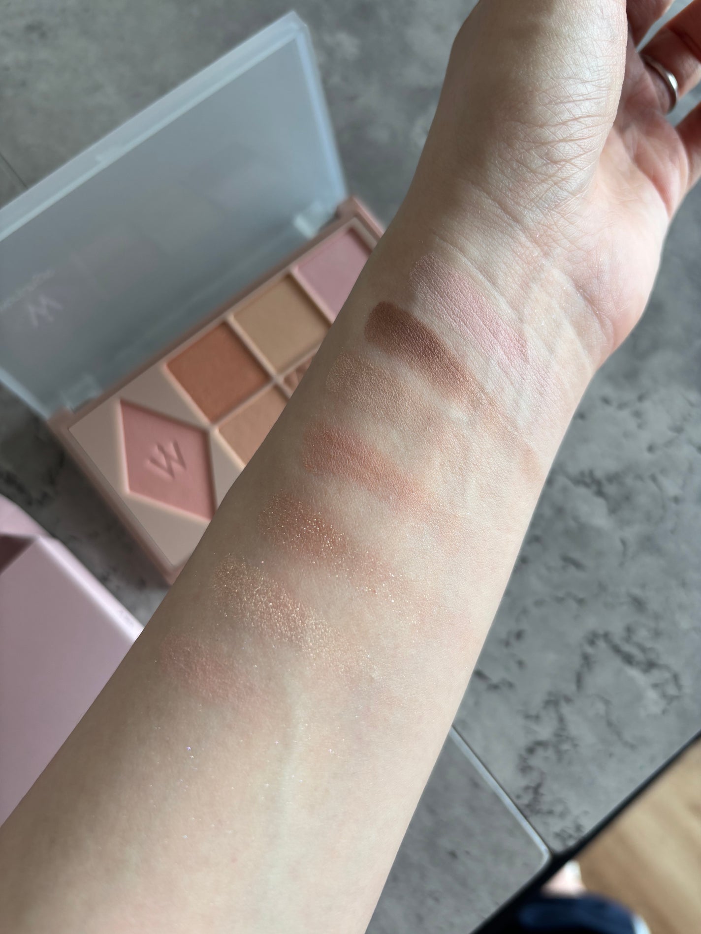 ウォンジョンヨ W デイリームードアップパレット /Wonjungyo/アイシャドウパレットを使ったクチコミ(2枚目)