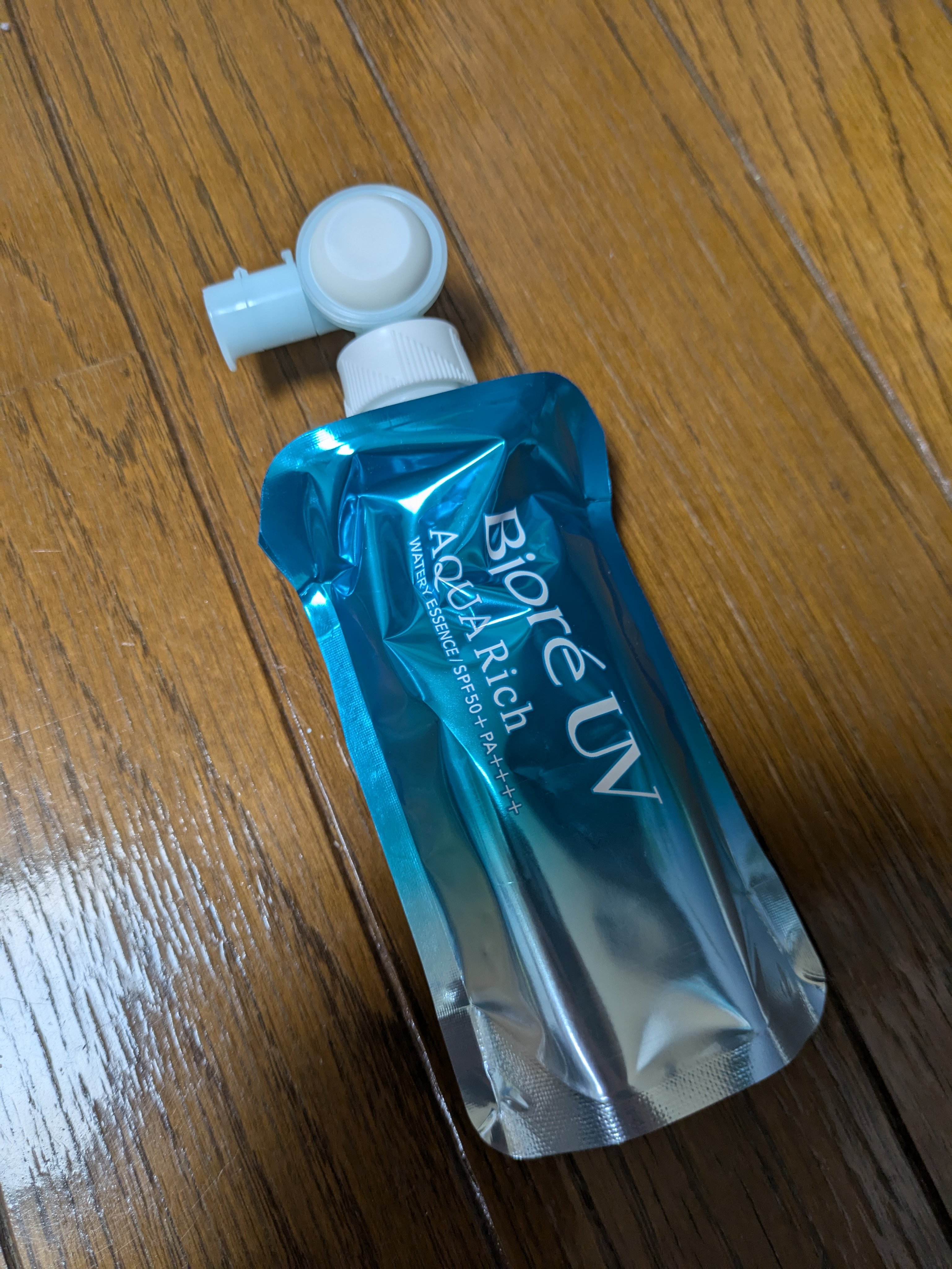 アクアリッチ　フレッシュパウチ フレッシュパウチ/ビオレ/日焼け止めローションを使ったクチコミ（1枚目）