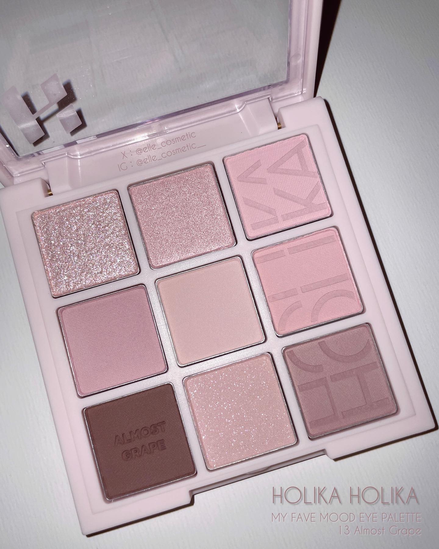 マイフェイブムードアイパレット 9カラー/HOLIKA HOLIKA/アイシャドウパレットを使ったクチコミ（2枚目）