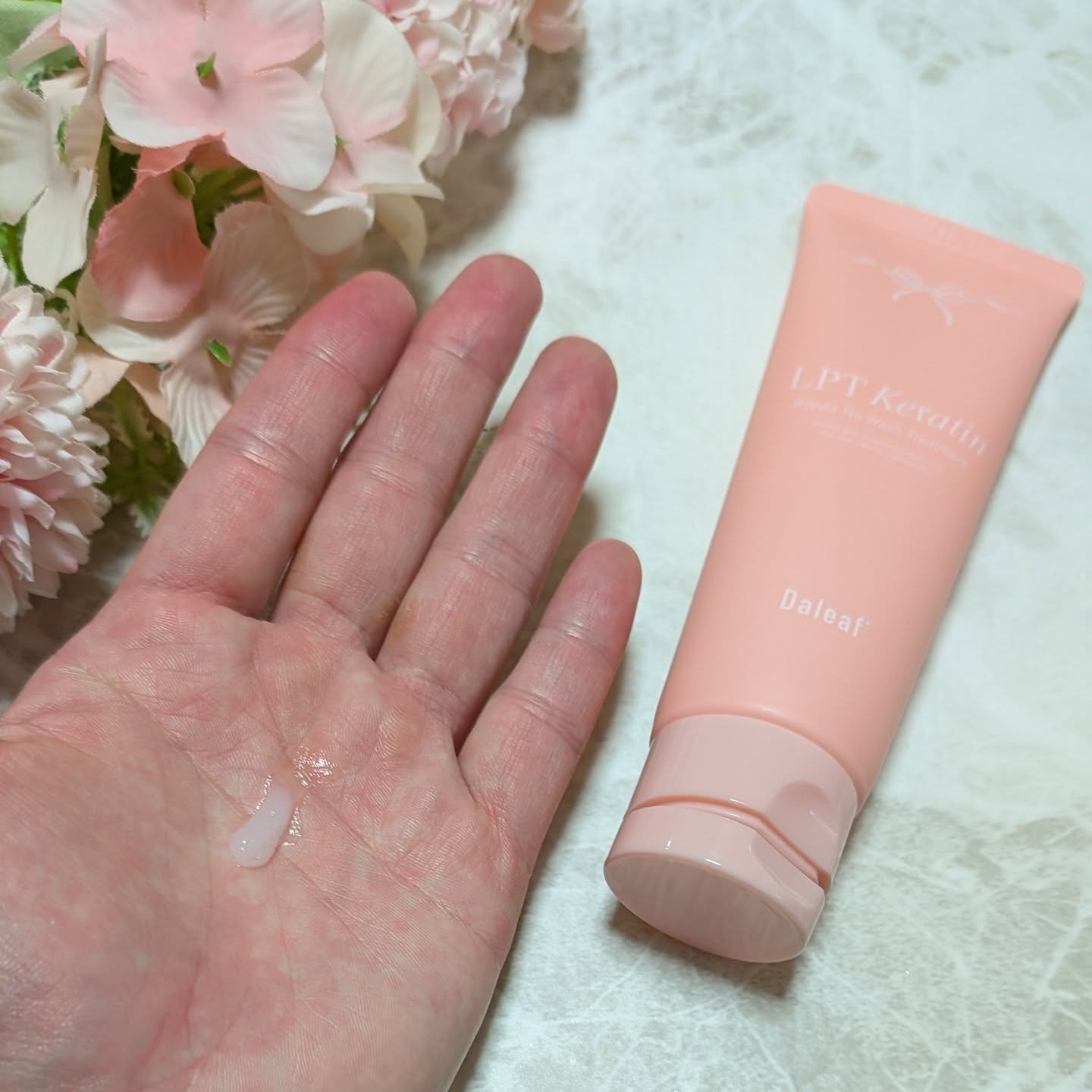 LPTケラチンリペア ノーウォッシュトリートメント/Daleaf/アウトバストリートメントを使ったクチコミ（3枚目）