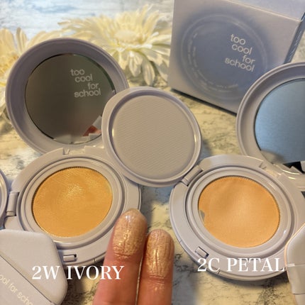 エアーフィットクッション/too cool for school/クッションファンデーションを使ったクチコミ(3枚目)