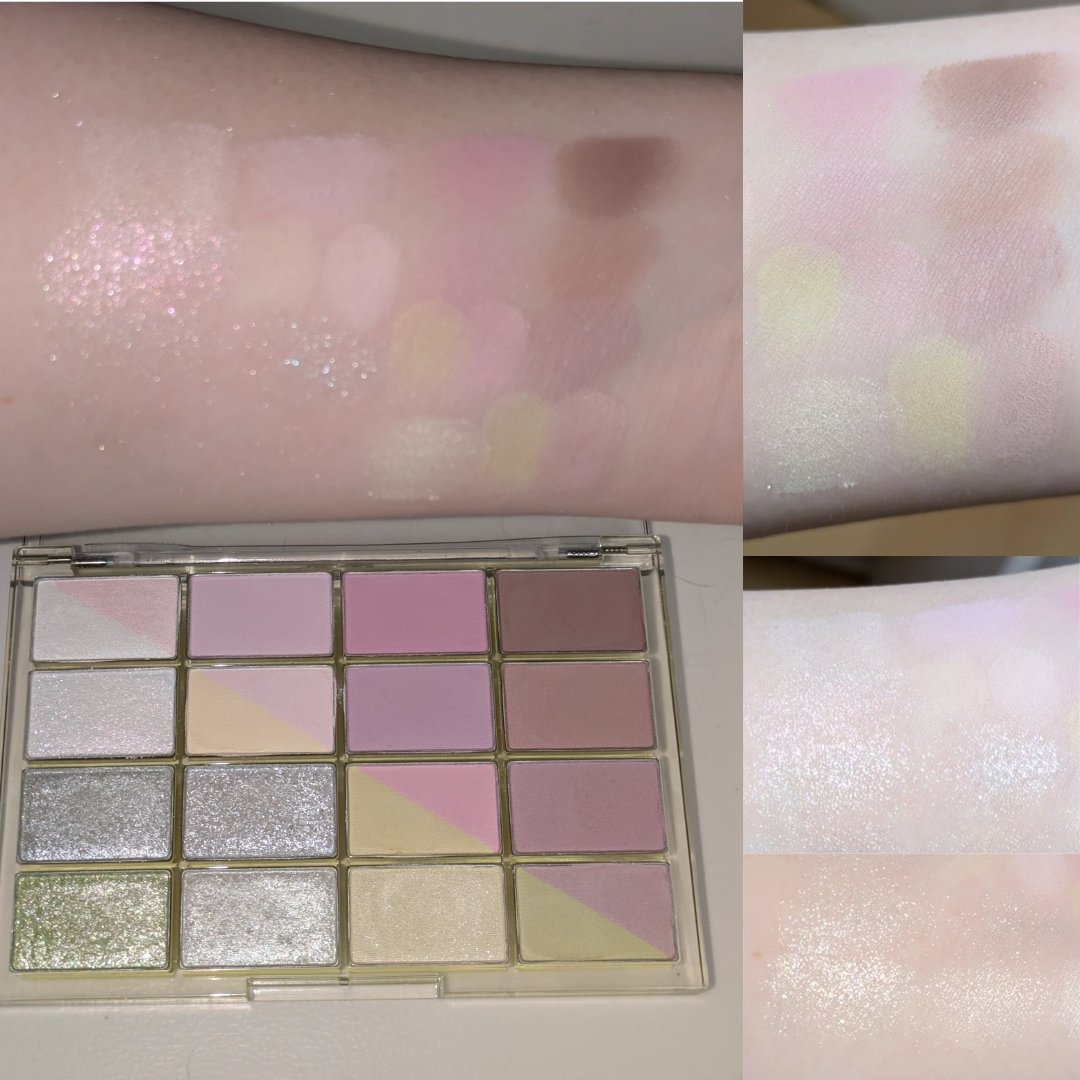 ソフトブラーリングアイパレット/wakemake/アイシャドウパレットを使ったクチコミ（3枚目）