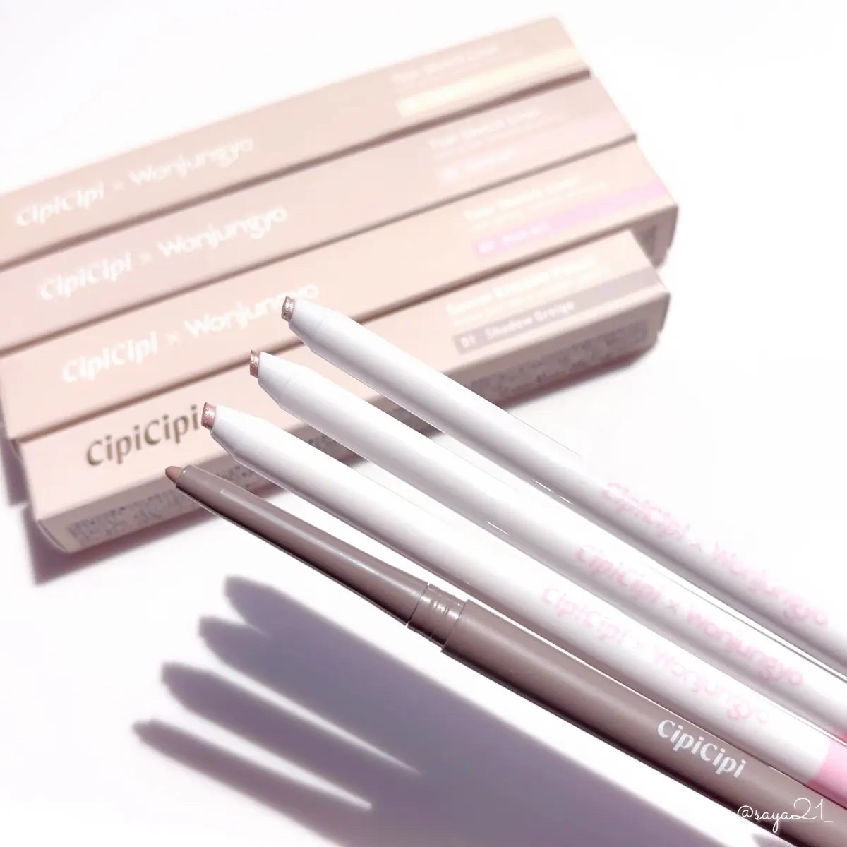 シピシピ×ウォンジョンヨ ティアスケッチライナー/CipiCipi/ペンシルアイライナーを使ったクチコミ（1枚目）