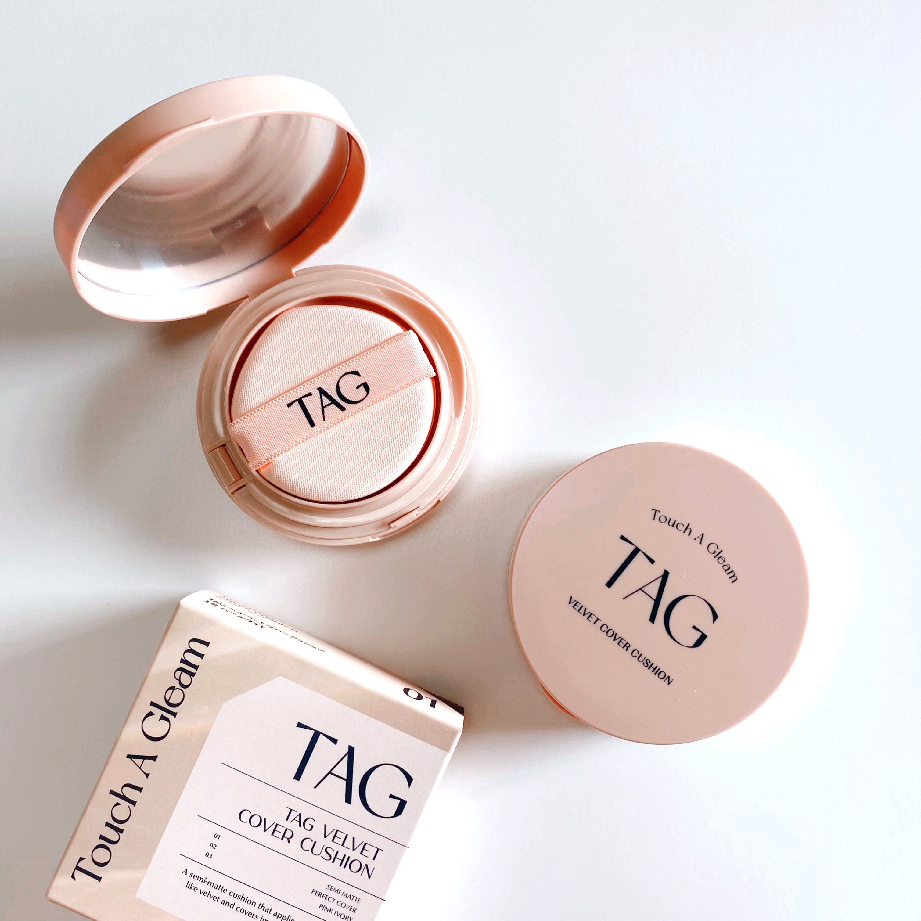 ベルベットカバークッション/TAG/クッションファンデーションを使ったクチコミ（1枚目）