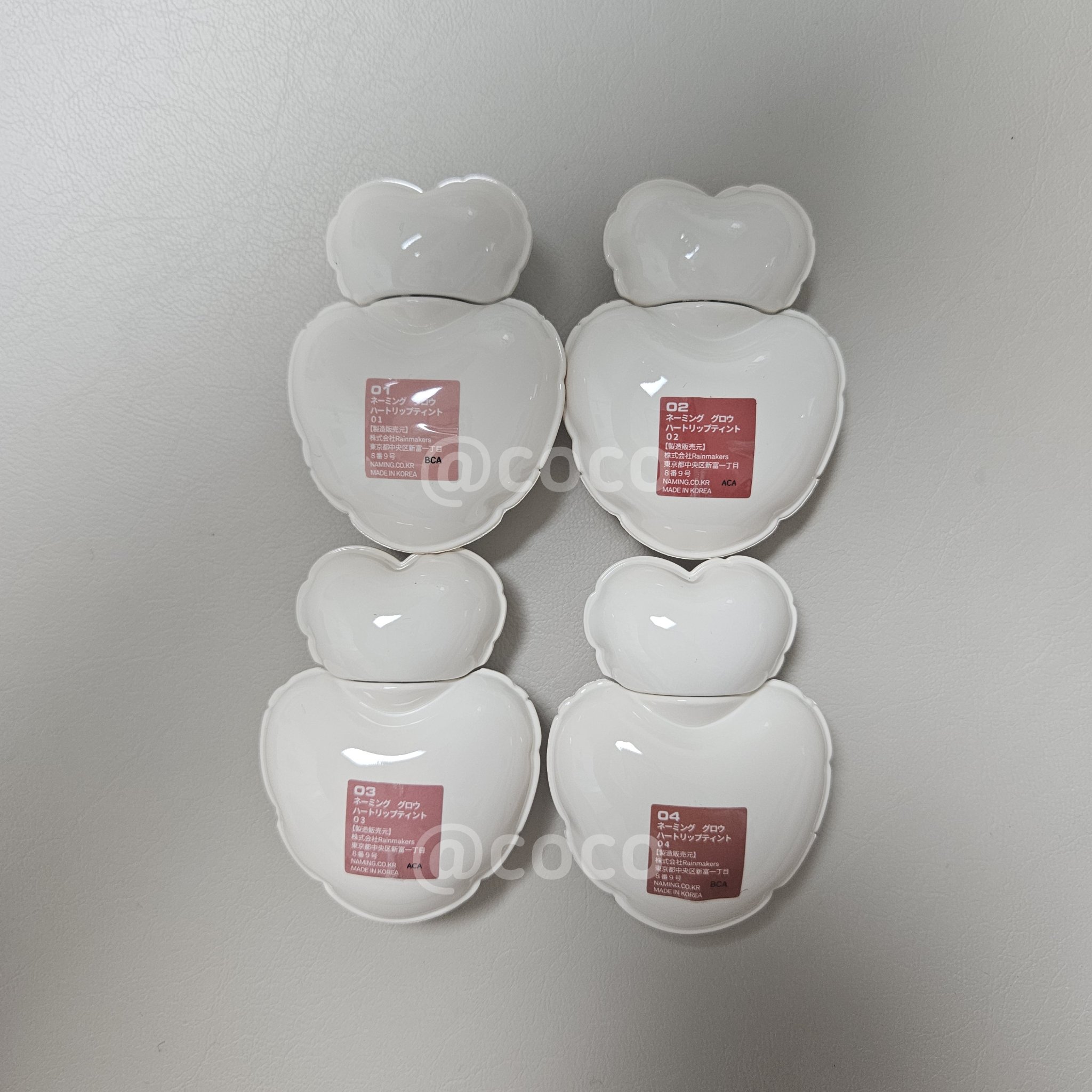 ネーミング グロウ ハートリップティント/NAMING./リップティントを使ったクチコミ（2枚目）