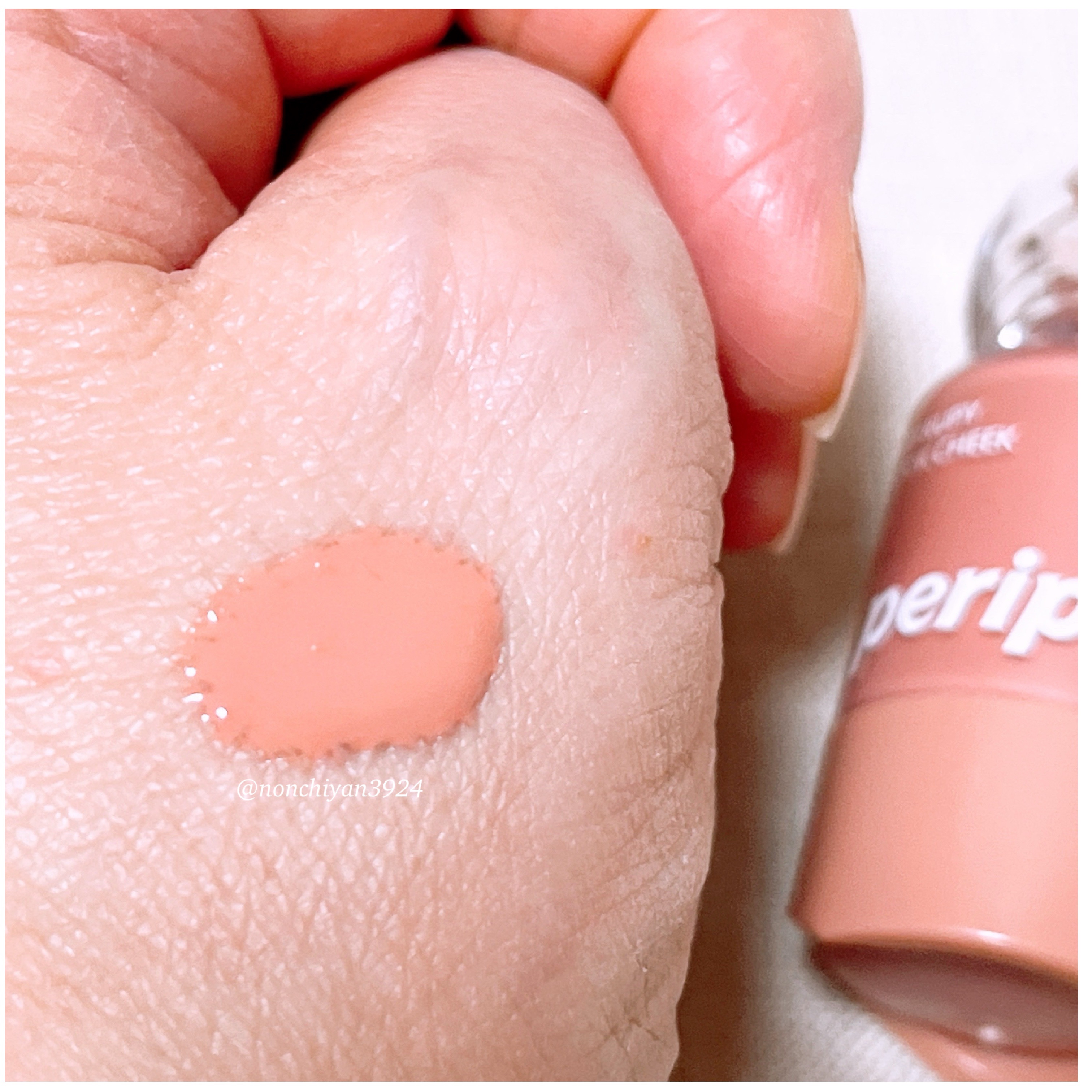 ペリペラ シロッピー トック チーク/PERIPERA/リキッドチークを使ったクチコミ（3枚目）