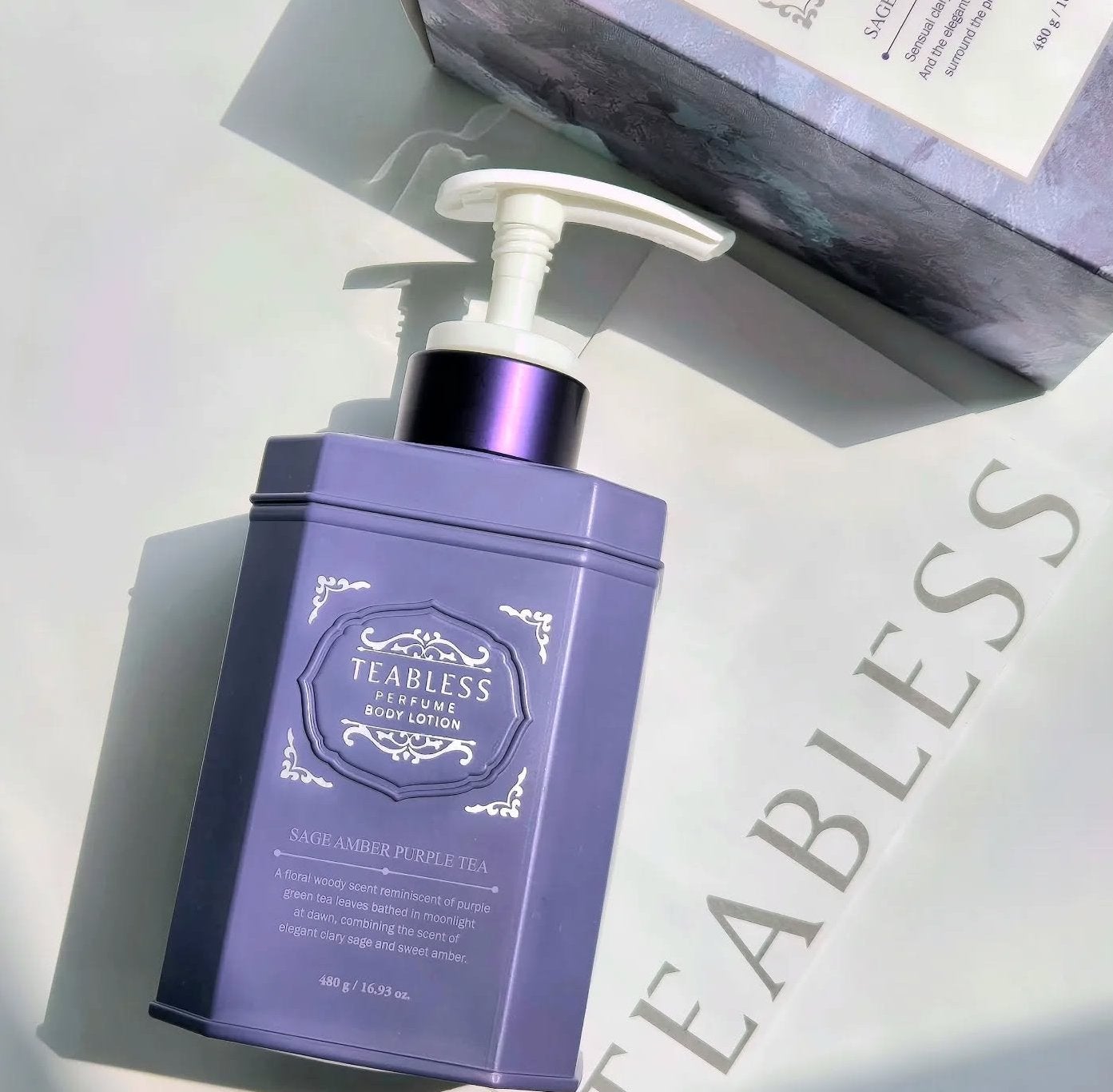 パフュームボディローション セイジアンバーパープルティー/TEABLESS/ボディローションを使ったクチコミ(1枚目)