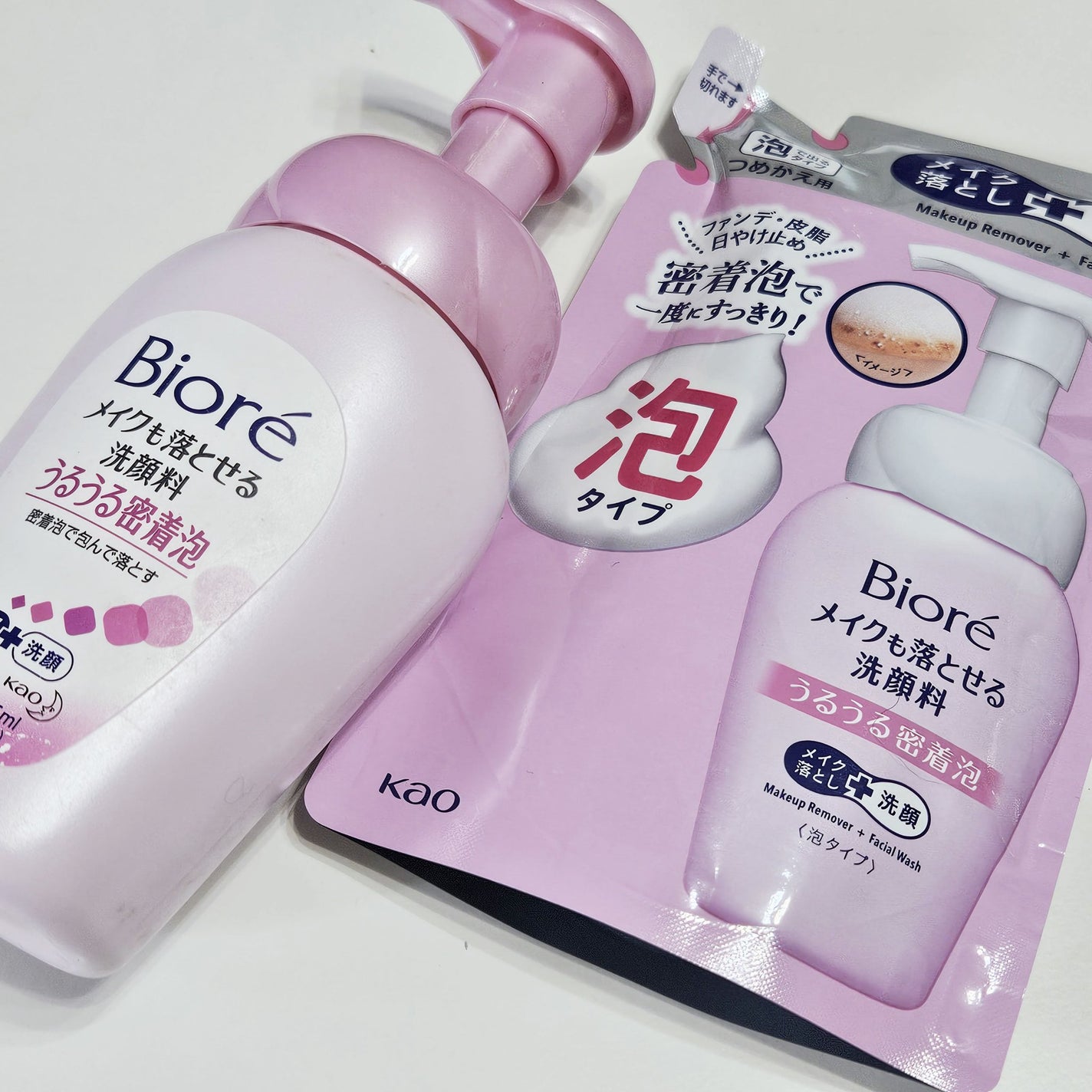 メイクも落とせる洗顔料 うるうる密着泡/ビオレ/泡洗顔を使ったクチコミ(1枚目)