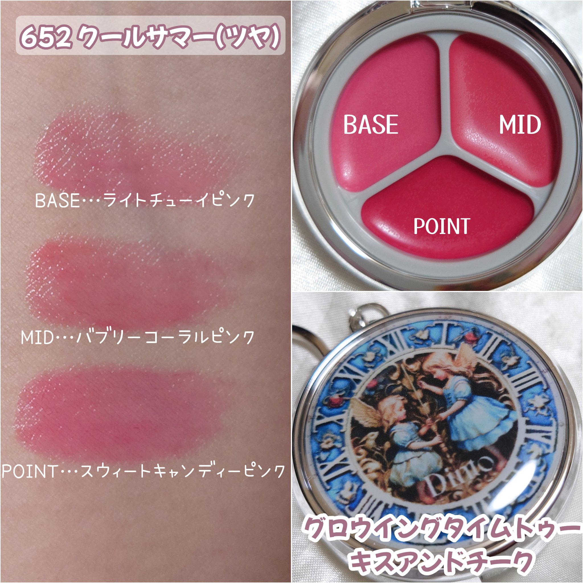 ブラーリングタイムトゥーキスアンドブラッシュ/Dinto/口紅を使ったクチコミ（3枚目）