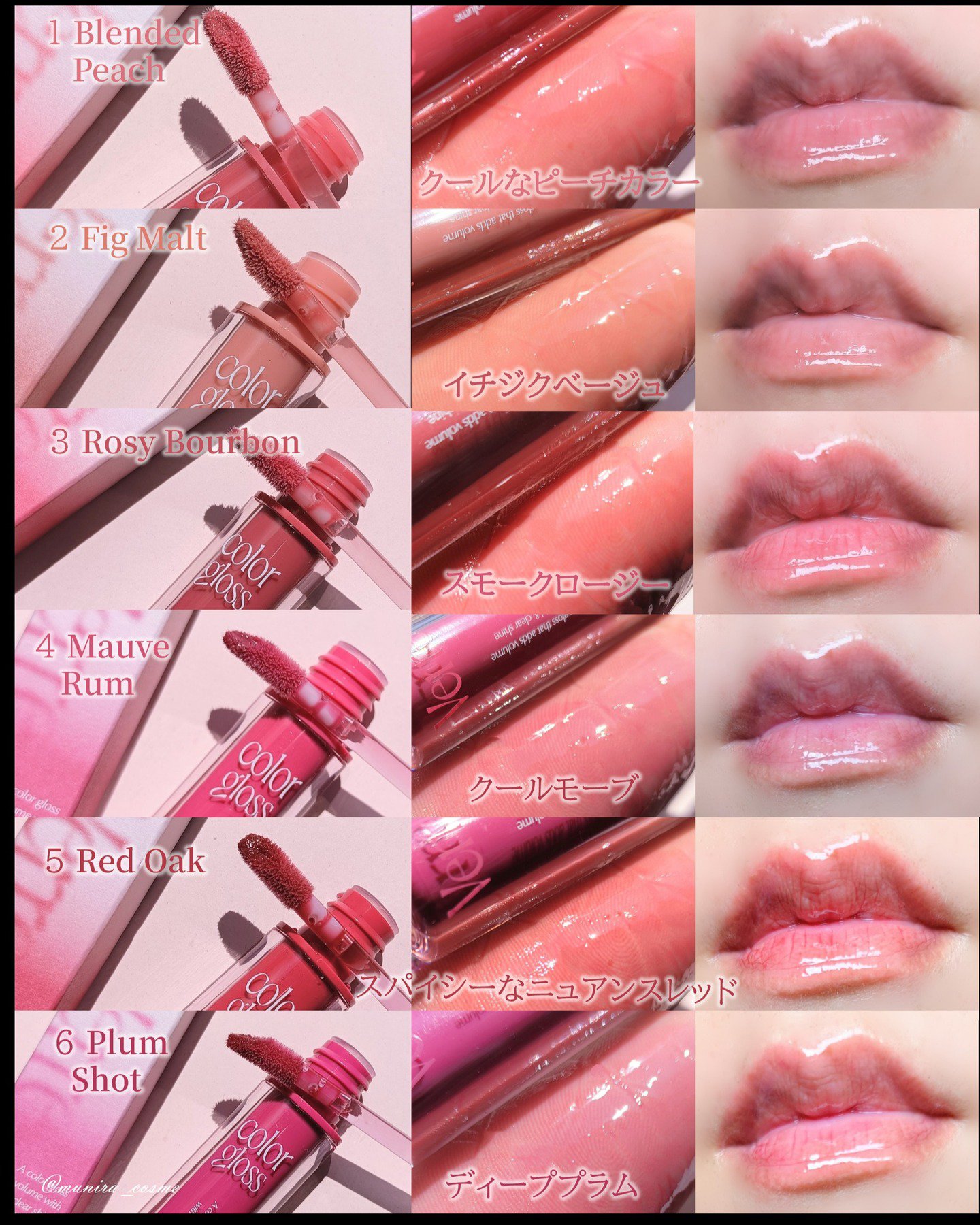 ベールカラーグロス/too cool for school/リップグロスを使ったクチコミ（3枚目）