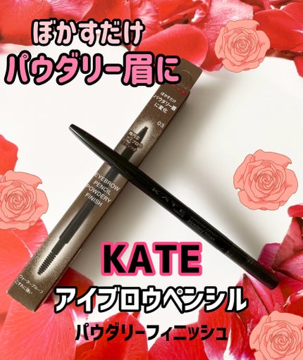 ケイト アイブロウペンシル(パウダリーフィニッシュ)/KATE/アイブロウペンシルを使ったクチコミ(1枚目)