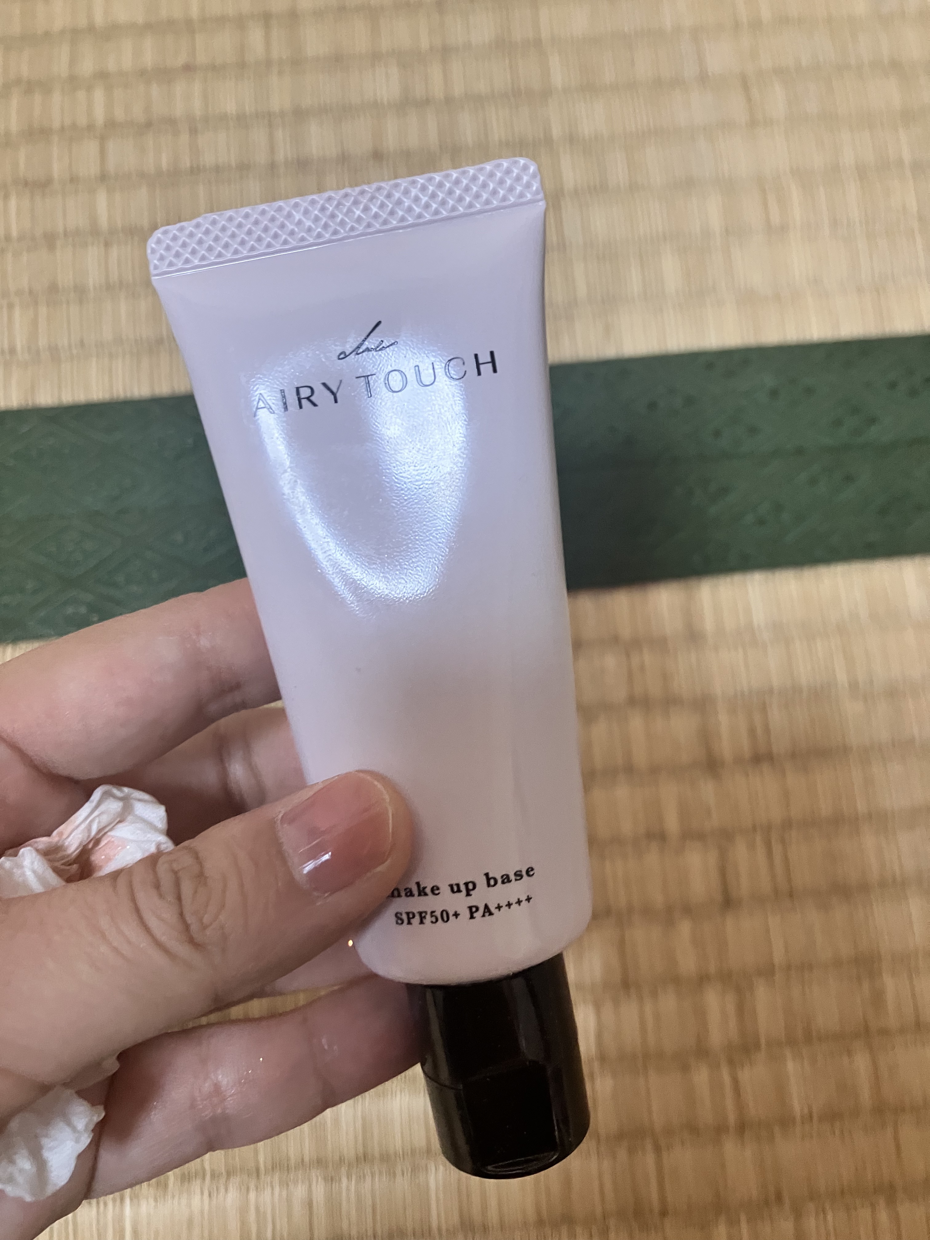 エアリータッチ アドモイストベース 00 グロウクリア(微細パール配合)/クラブ/化粧下地を使ったクチコミ（1枚目）