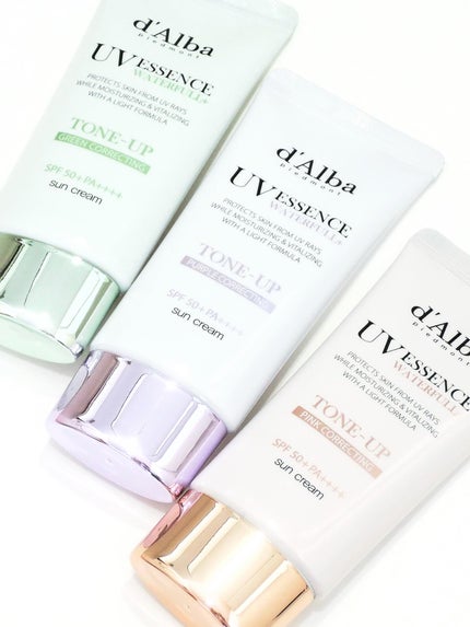 ウォータフルトーンアップサンクリーム/ダルバ/日焼け止めクリームを使ったクチコミ(1枚目)