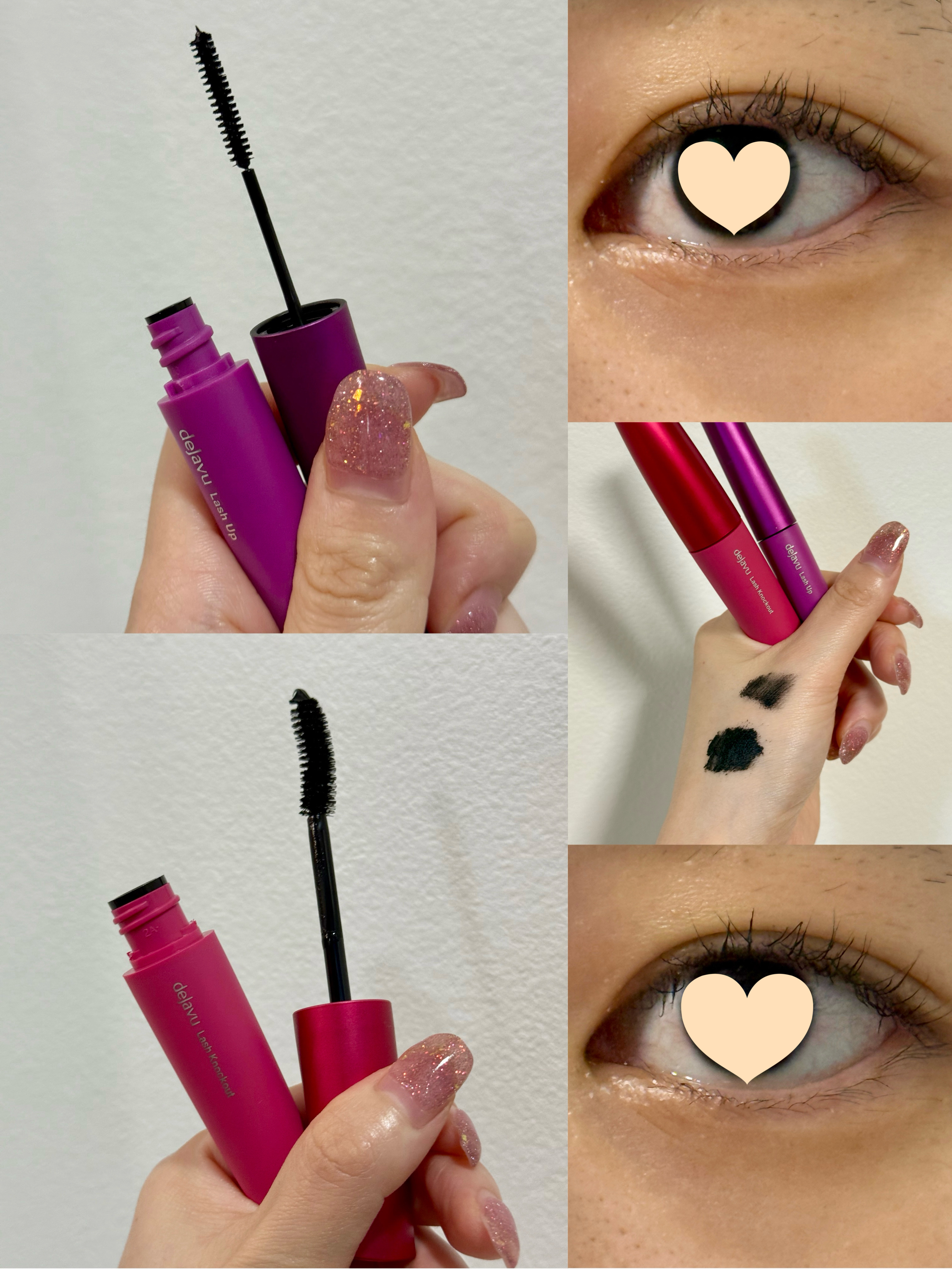 「塗るつけまつげ」ボリュームタイプ/デジャヴュ/マスカラを使ったクチコミ（2枚目）